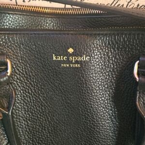 Kate Spade Black Pebbled Leather Shoulder Bag